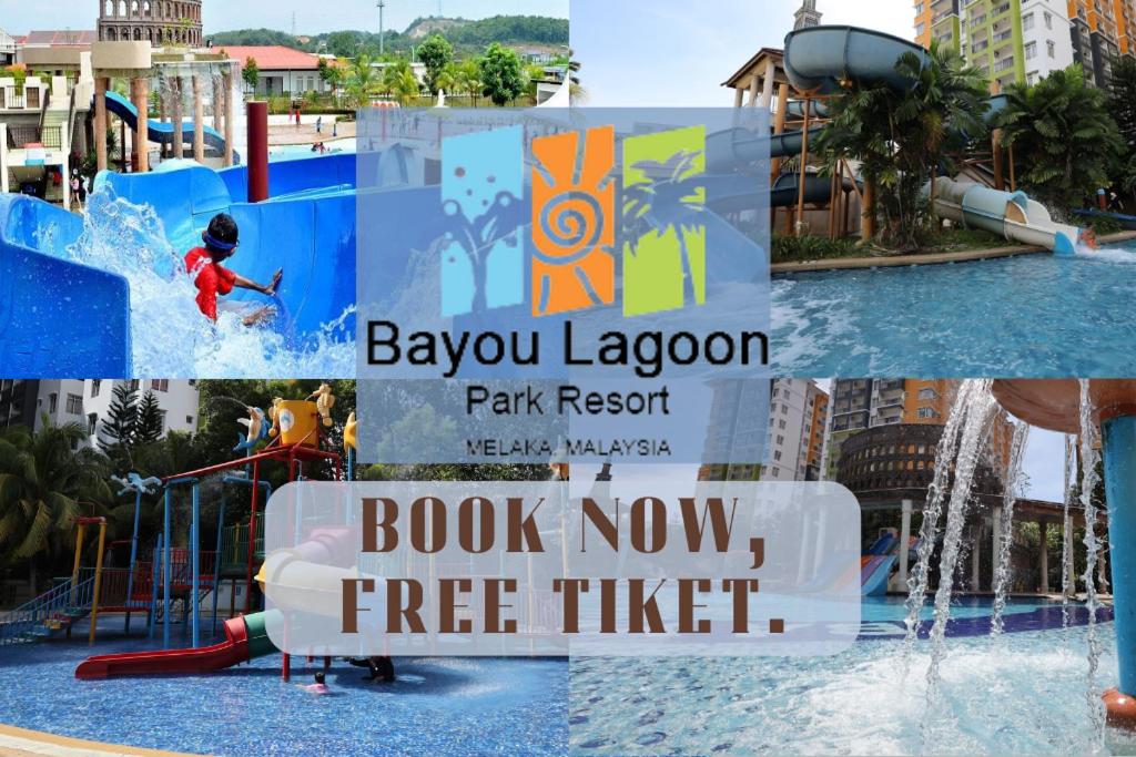 TOP 1 family trip relax resort in melaka pecuma water park tiket